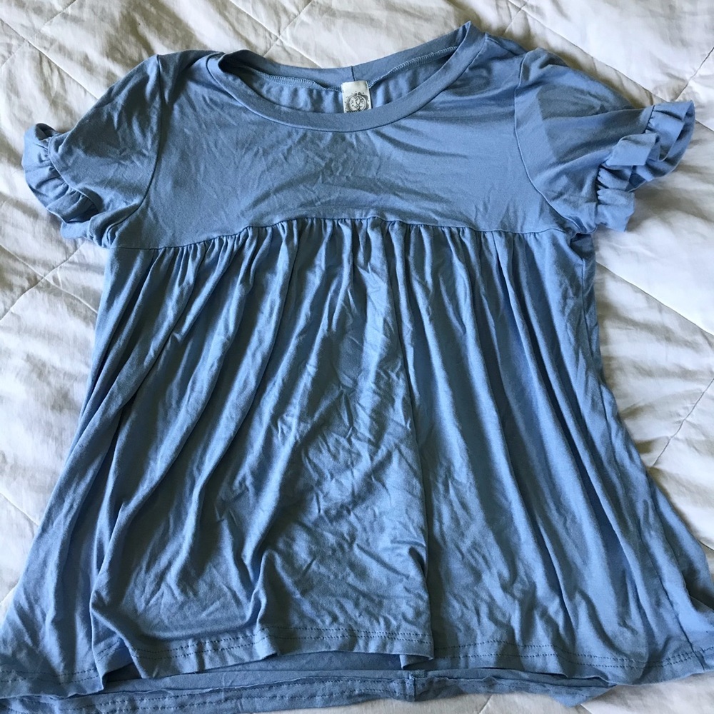 Sun & moon light blue T-shirt